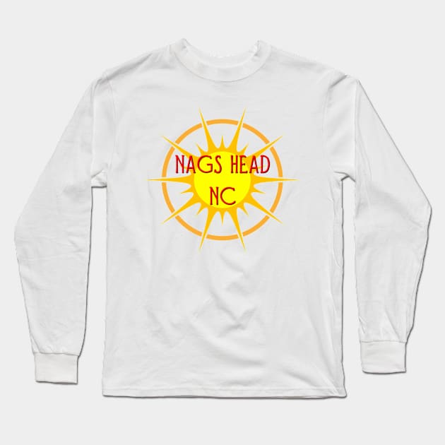 Nags Head, North Carolina Long Sleeve T-Shirt by Naves